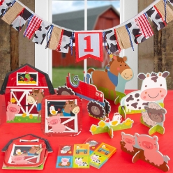 Barnyard Farm 1st Birthday Party Supplies